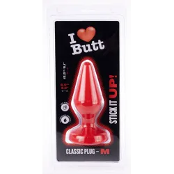 I Love Butt Plug Classic M I Love Butt 13 x 5.3 cm Rouge